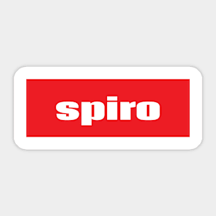 Spiro Sticker